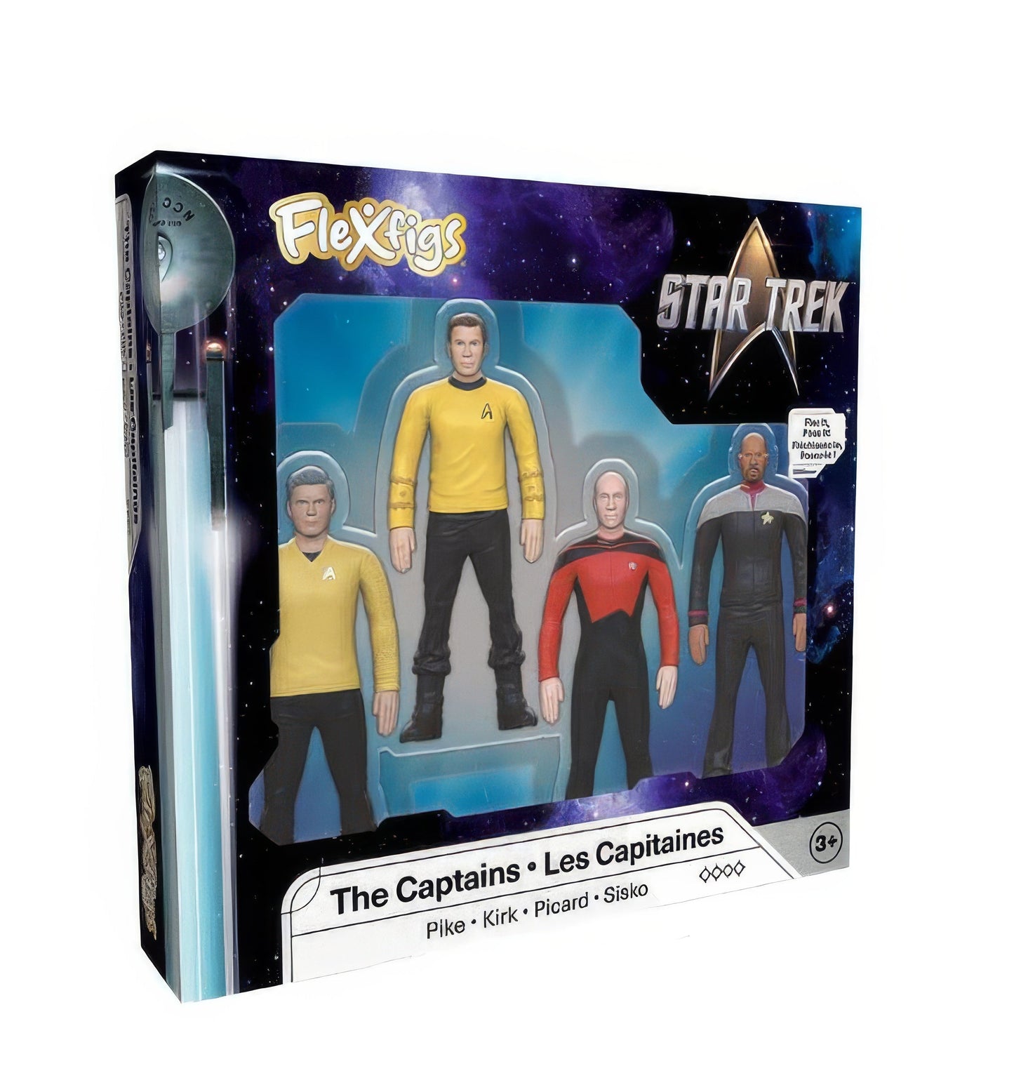 Star Trek FleXfigs Four Captains Box Set