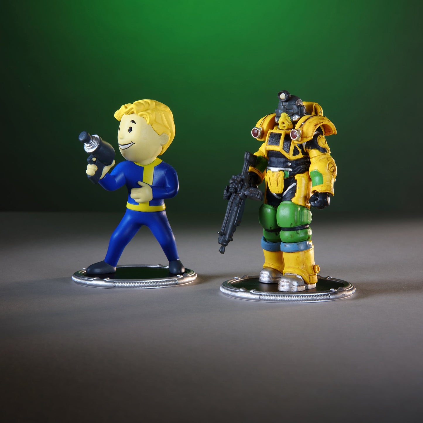 Fallout Excavator and Vault Boy (Gun) Mini Figure Set