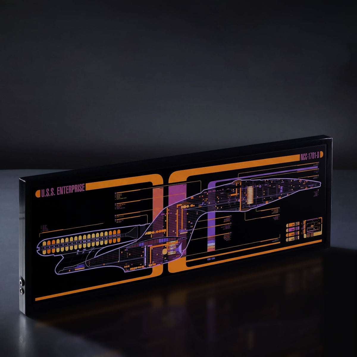 U.S.S. Enterprise NCC-1701-D Light-up MSD