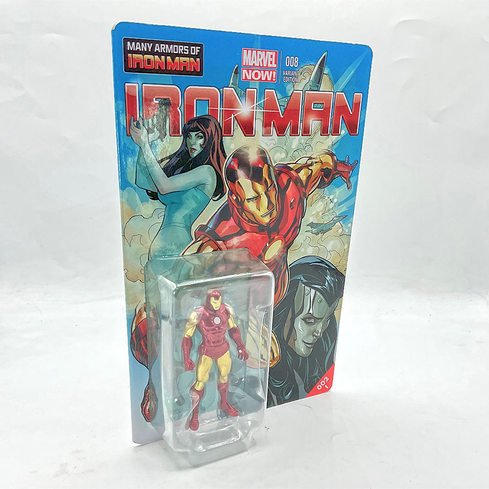 Hot Toys Pocket Cover Marvel #002 Iron Man Mark IV (Cover I) Collectible Figure