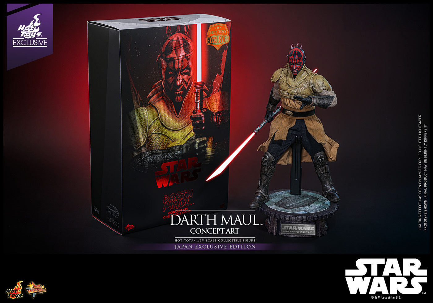Star Wars Episode I The Phantom Menace - Darth Maul (Concept Art) 1/6 Scale Figure