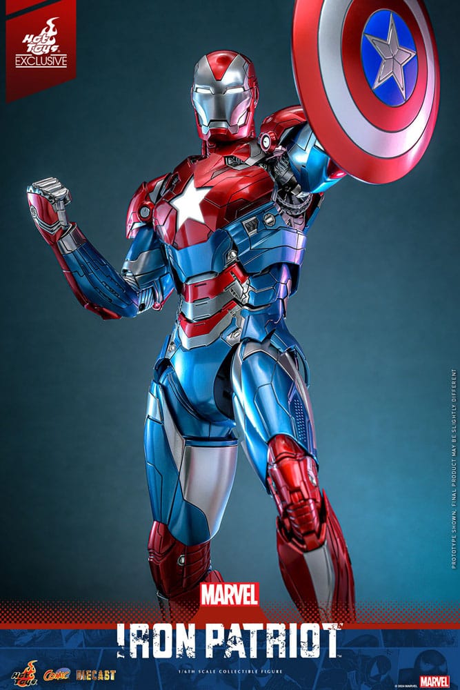 Hot Toys Iron Patriot Comics Version 1/6 Scale Action Figure (CMS021D68)