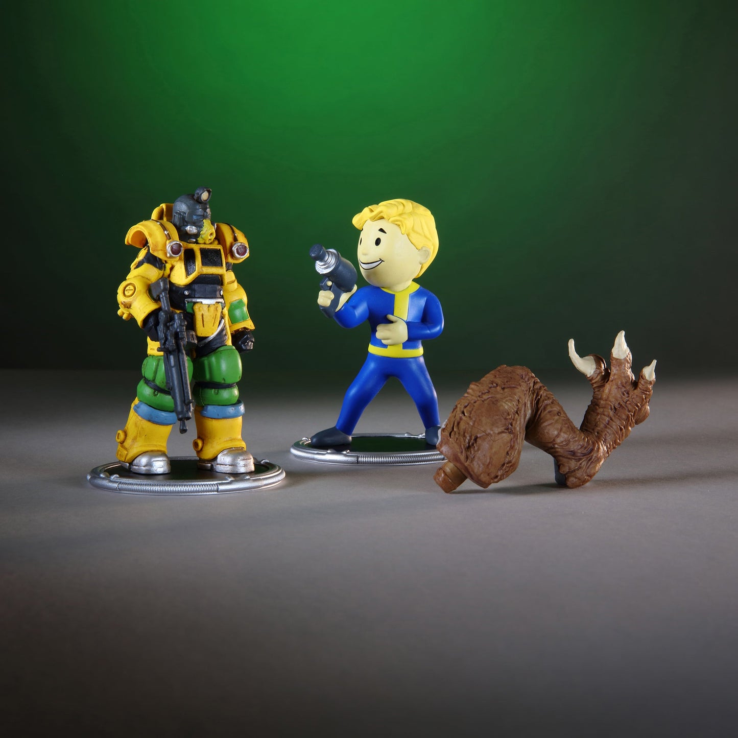 Fallout Excavator and Vault Boy (Gun) Mini Figure Set