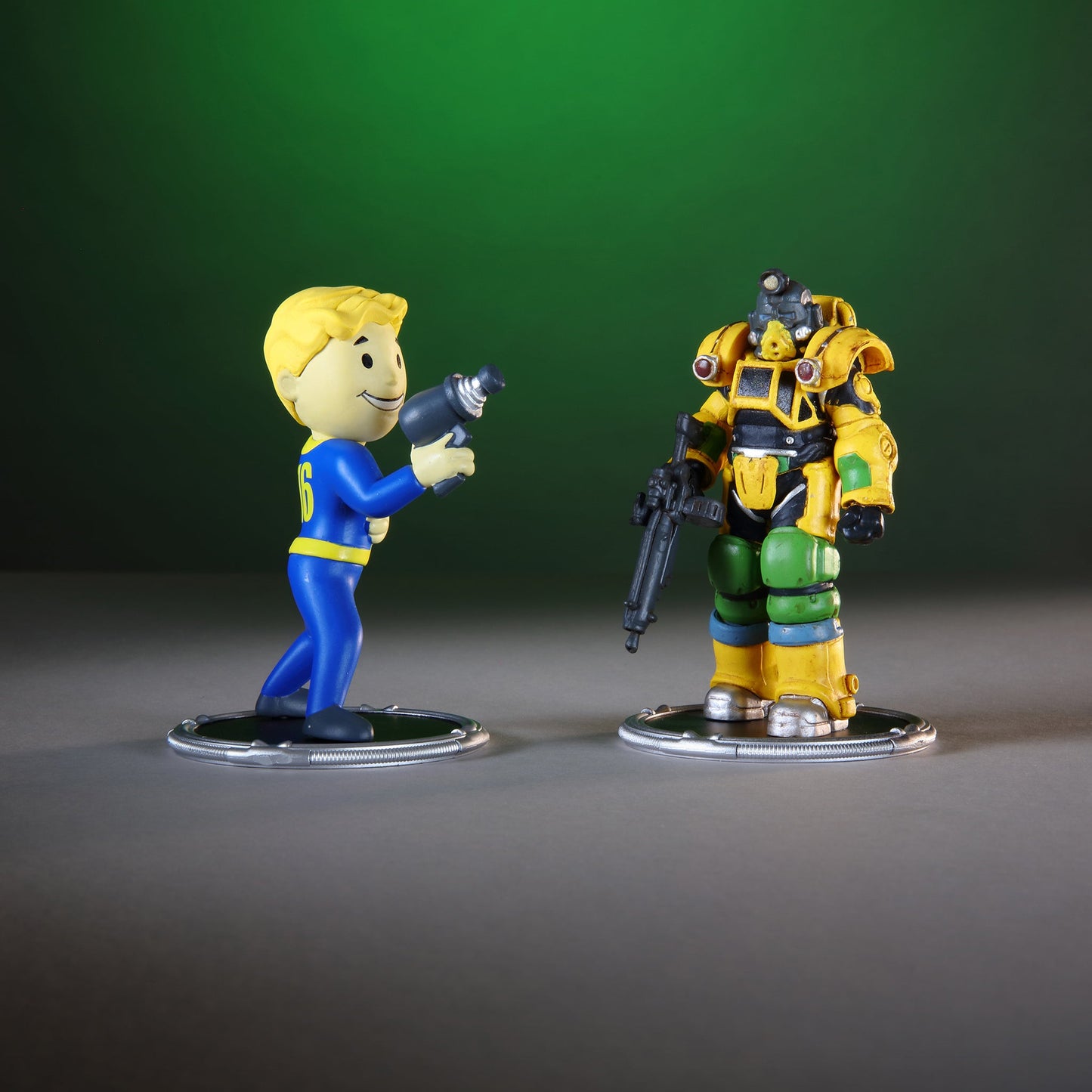 Fallout Excavator and Vault Boy (Gun) Mini Figure Set