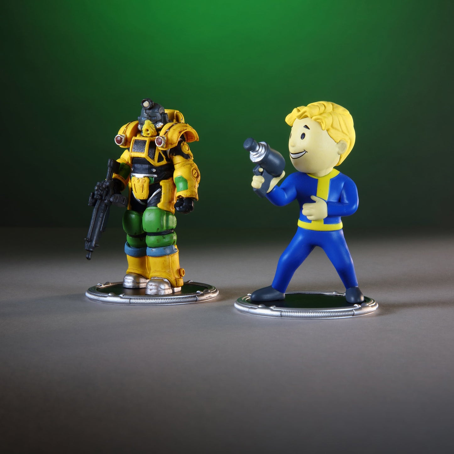 Fallout Excavator and Vault Boy (Gun) Mini Figure Set