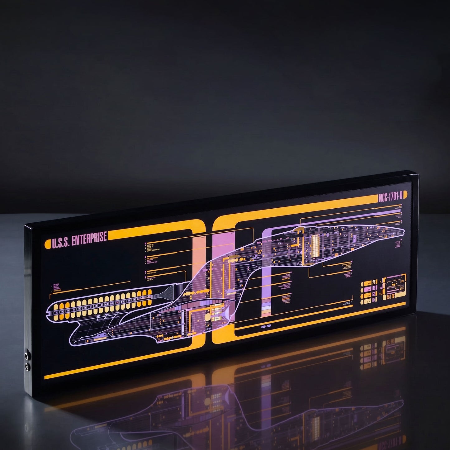 U.S.S. Enterprise NCC-1701-D Light-up MSD