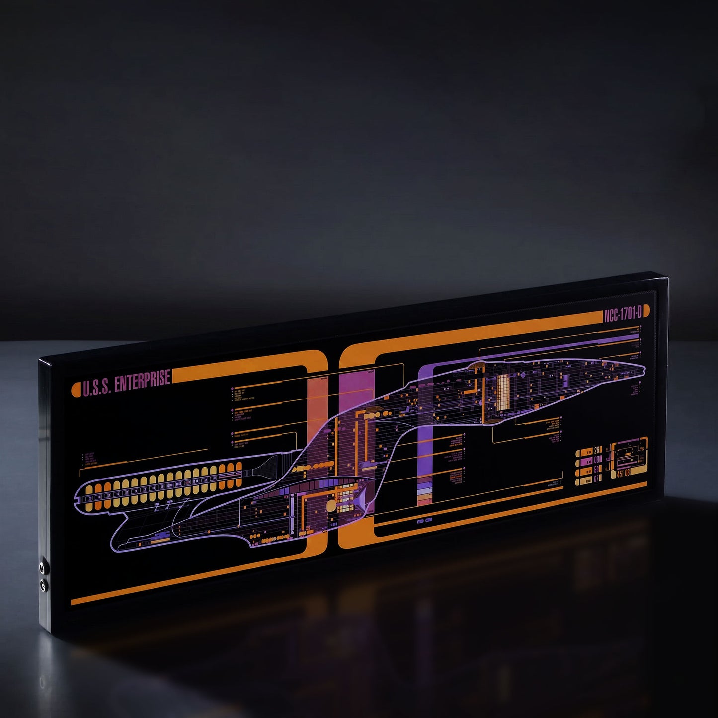 U.S.S. Enterprise NCC-1701-D Light-up MSD