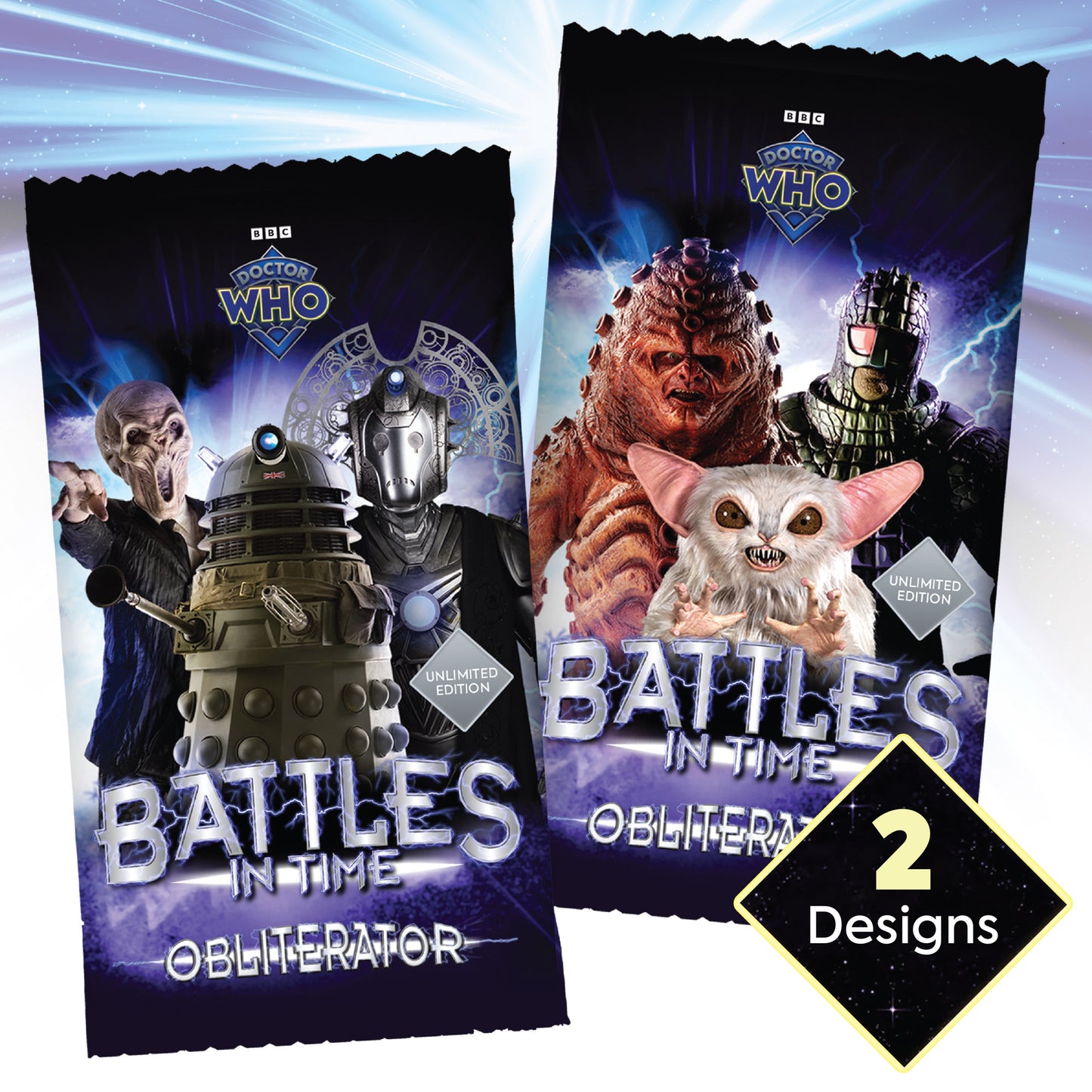 Doctor Who Battles in Time: Obliterator Set of Five Unlimited Edition Packs