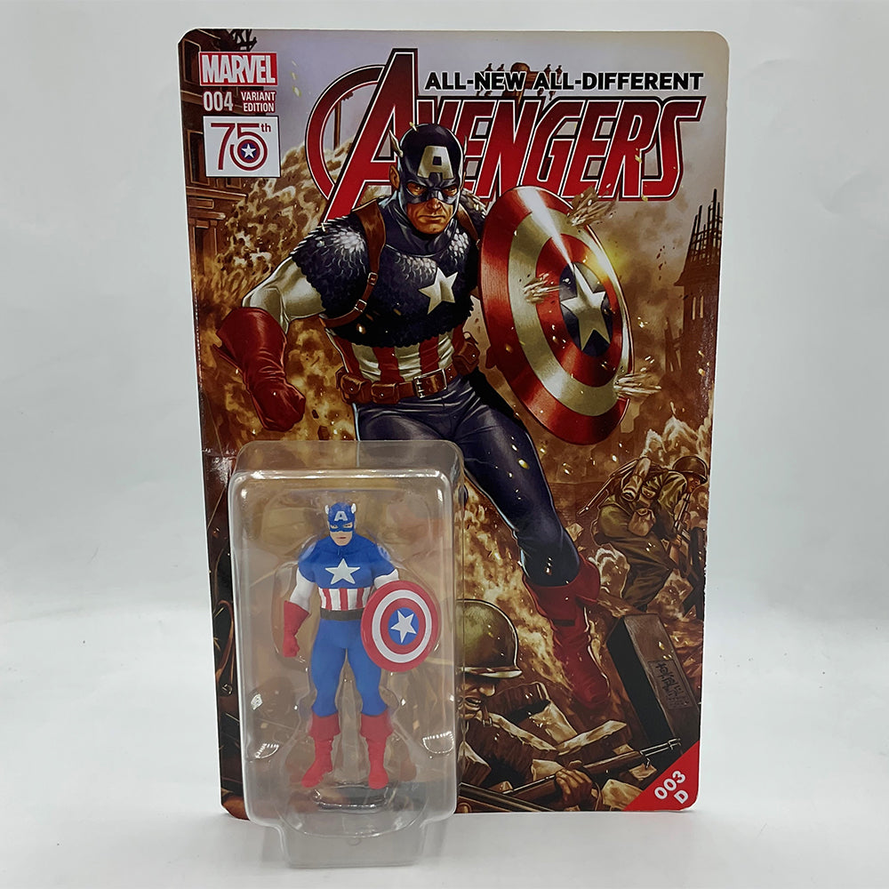 Hot Toys Pocket Cover Marvel #003 Captain America (Cover D) Collectible Figure