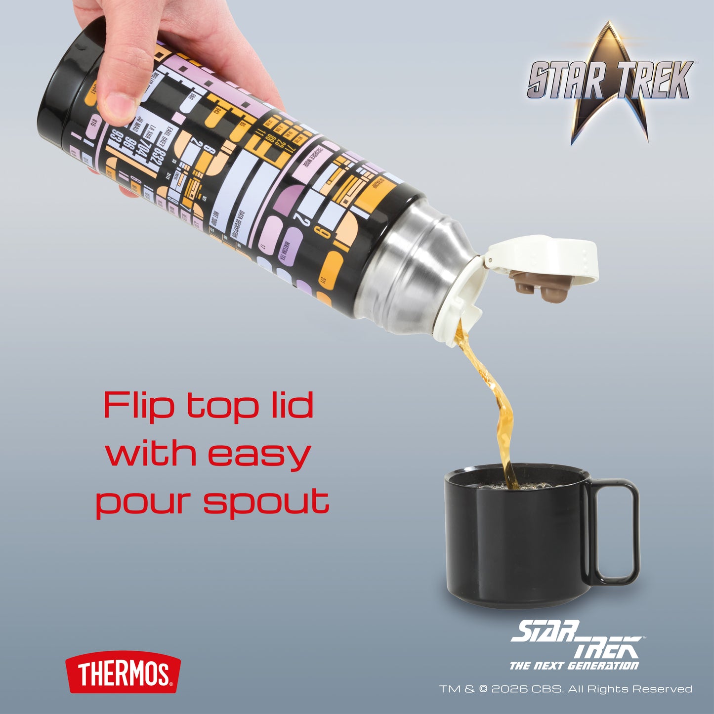 Star Trek LCARS Thermos Special Edition Flask