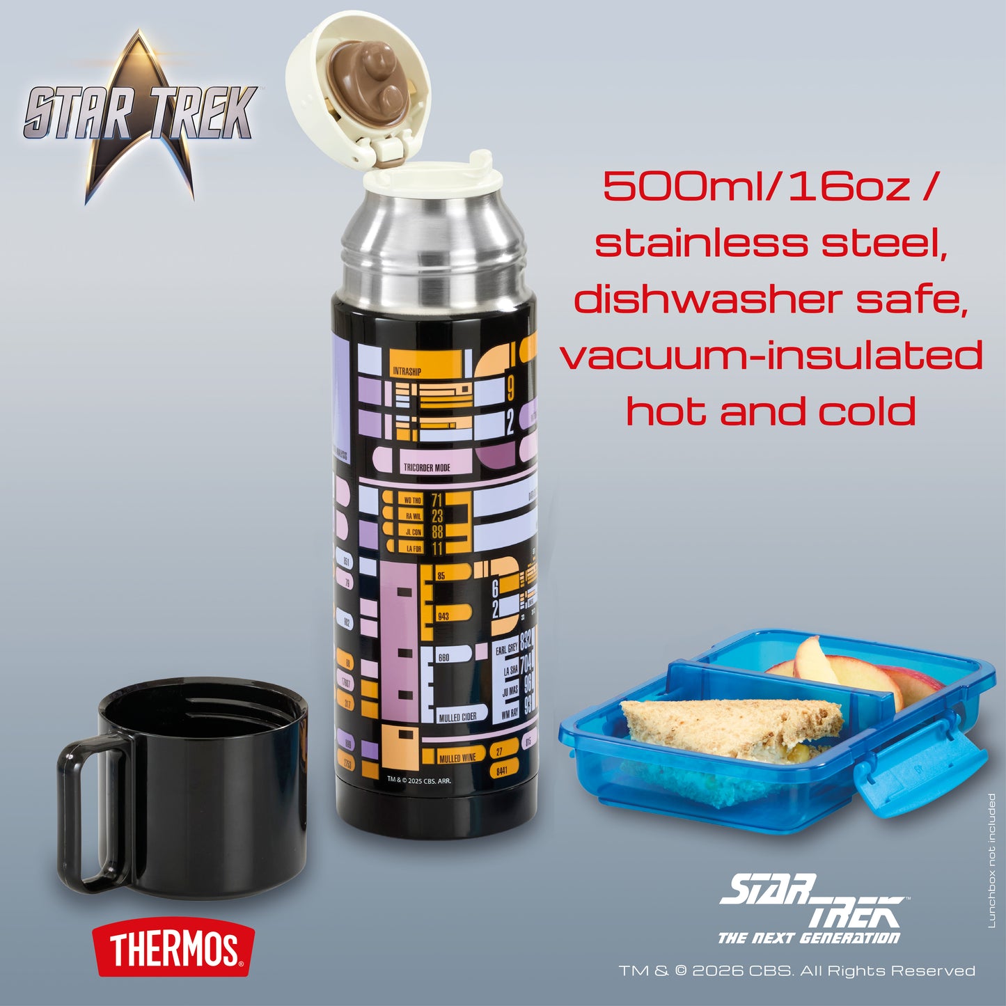 Star Trek LCARS Thermos Special Edition Flask