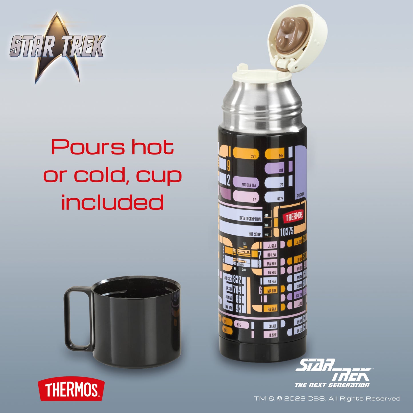 Star Trek LCARS Thermos Special Edition Flask