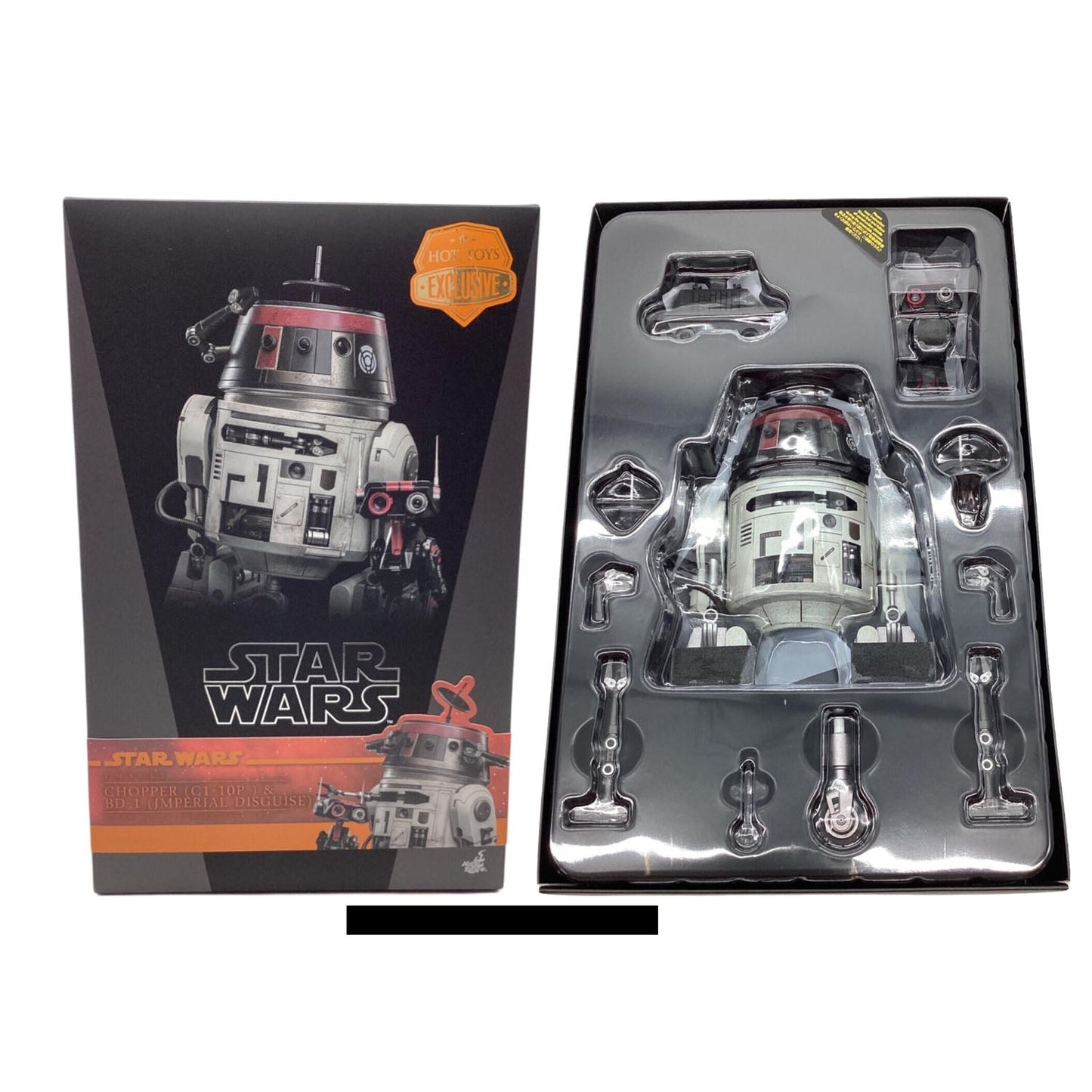 Hot Toys TMS152 Chopper (C1-10P) & BD-1 (Imperial Disguise) 1/6 Scale Set – Star Wars: Ahsoka