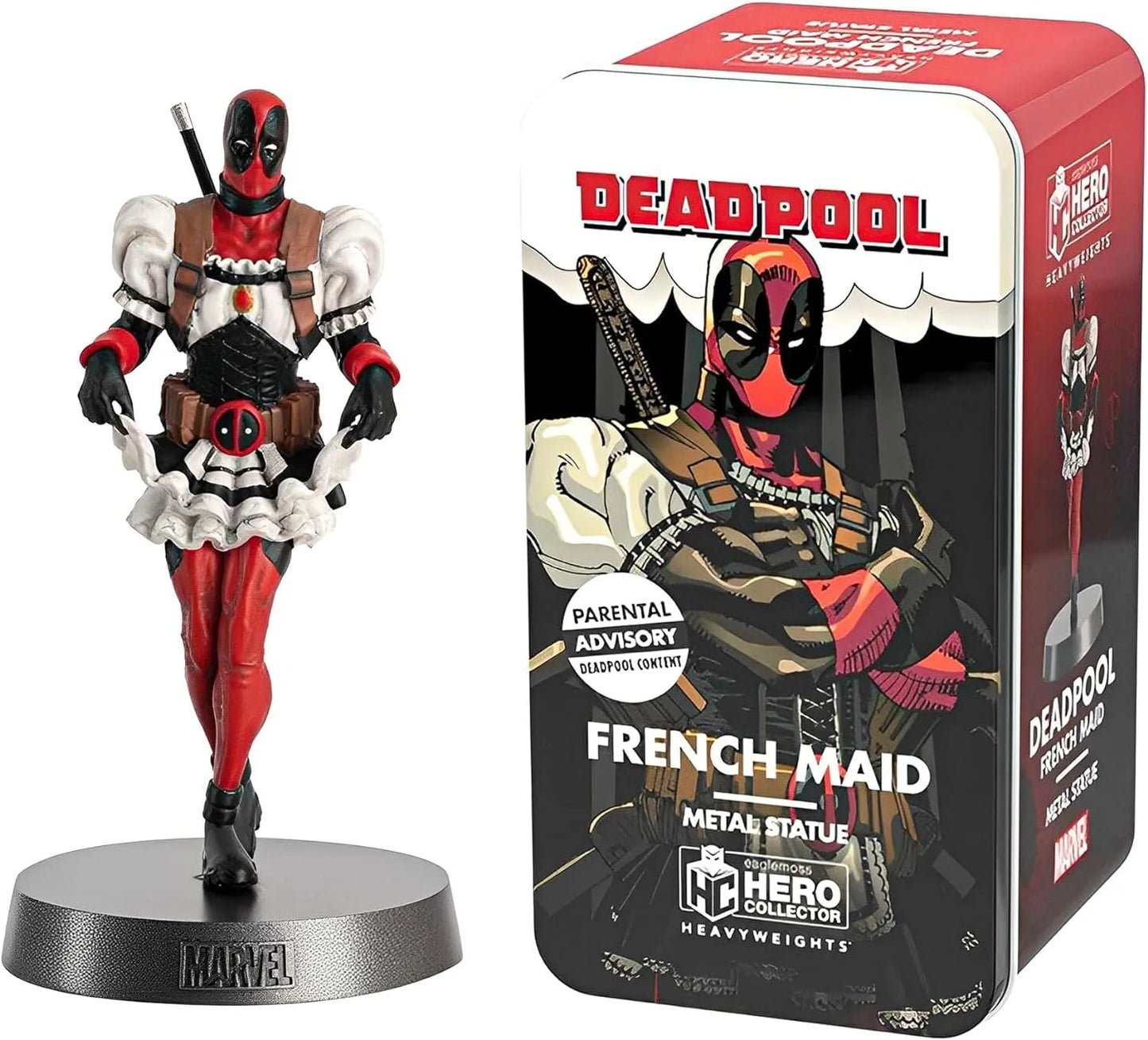 Marvel Comics Heavyweights French Maid Deadpool Hero Collector Figure